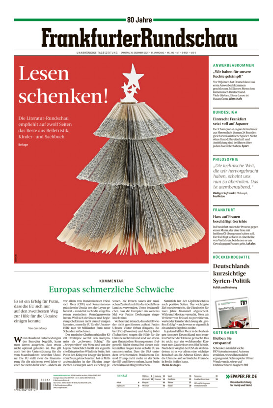 Main-Taunus  vom Samstag, 20.12.2025